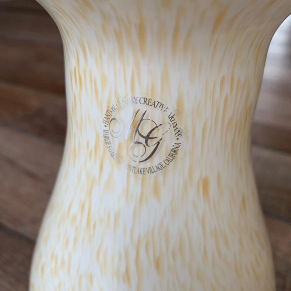 Margie's Garden Hand-blown Art Glass Vase - Picture 2 of 5